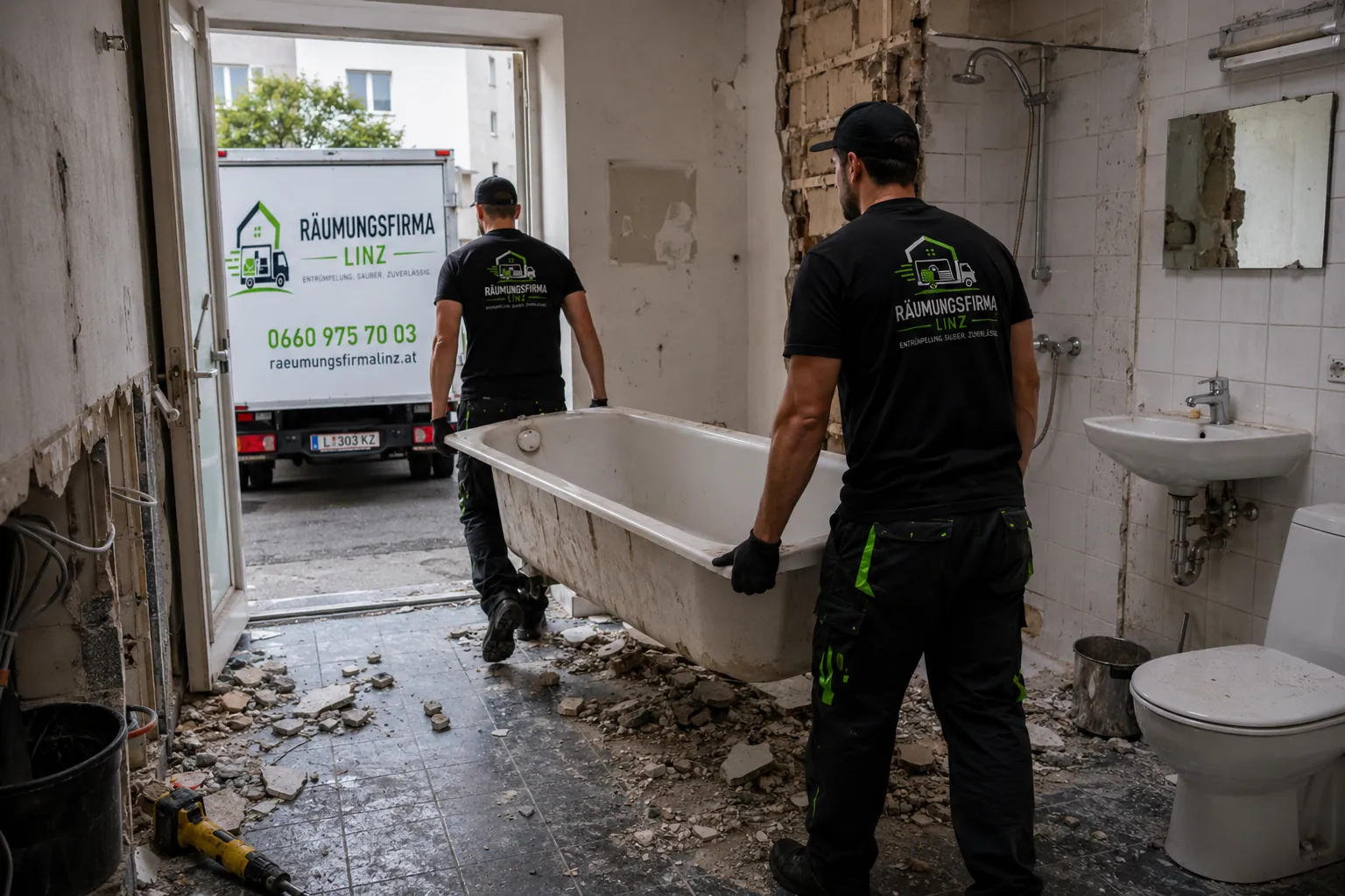 Demontage in Linz – Demontagearbeiten
